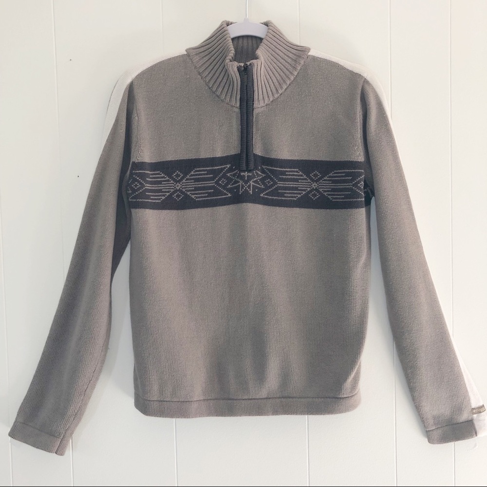 Columbia XCO 1/4 Zip Sweater With Chest Design